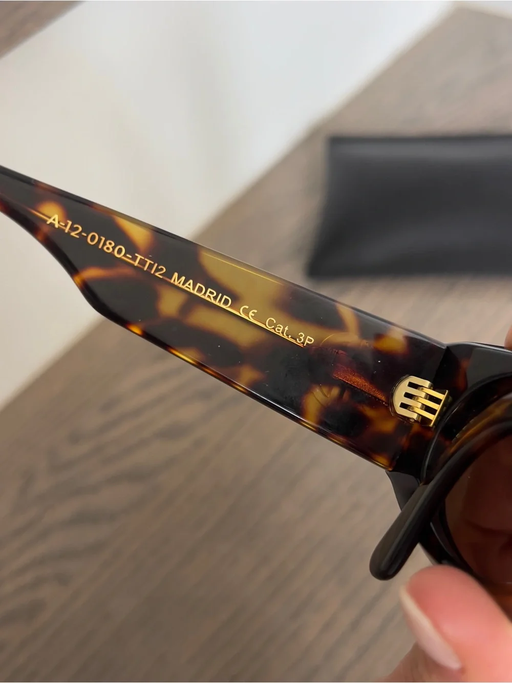 Anine Bing Madrid Sunglasses in Dark Tortoise